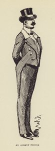 Un portiere di Albany da Harry Furniss