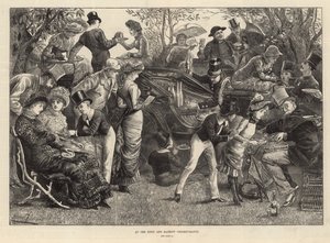 Alla partita di cricket tra Eton e Harrow da Harry Furniss