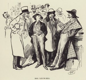 Frequentatori del bar da Harry Furniss