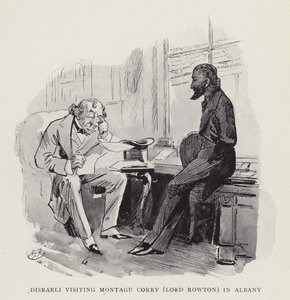 Disraeli visita Montagu Corry (Lord Rowton) ad Albany