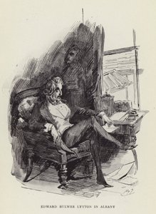 Edward Bulwer Lytton in Albany da Harry Furniss