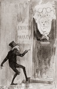 Illustrazione per A Christmas Carol da The Christmas Books di Charles Dickens