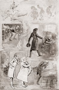 Illustrazione per A Christmas Carol da The Christmas Books di Charles Dickens da Harry Furniss