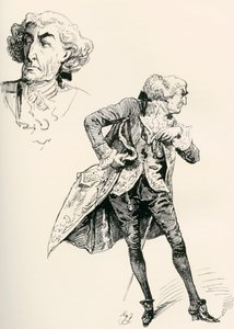 Illustrazione per il romanzo di Charles Dickens A Tale of Two Cities da Harry Furniss