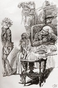Illustrazione per il romanzo di Charles Dickens The Old Curiosity Shop