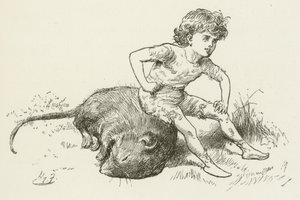 Illustrazione per Sylvie e Bruno di Lewis Carroll da Harry Furniss