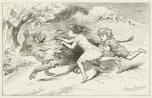 Illustrazione per Sylvie e Bruno di Lewis Carroll
