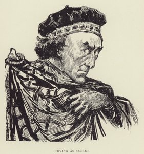 Irving come Becket da Harry Furniss