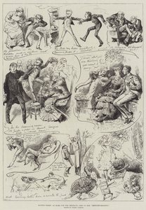 Il piccolo Tommy, a casa per le vacanze, si dedica alla lettura del pensiero da Harry Furniss