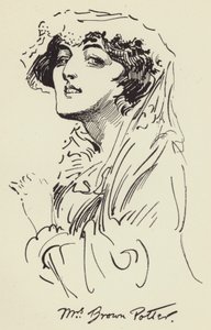 Mrs Brown Potter da Harry Furniss