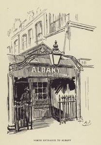Ingresso nord ad Albany da Harry Furniss
