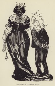 Sir William e Lady Wilde da Harry Furniss