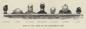 Alcuni dei capi del governo da Harry Furniss