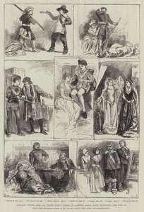Tableaux Vivants dai romanzi di Sir Walter Scott, a Cromwell House, South Kensington