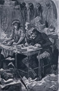 Il Mendicante Scrittore di Lettere da Harry Furniss