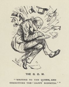 Il grande vecchio - GOM - W E Gladstone da Harry Furniss