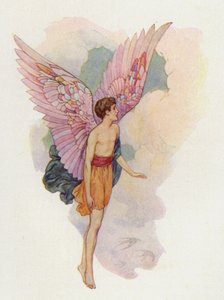 Icaro (litografia a colori) da Harry George Theaker