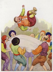 Illustrazione per Don Chisciotte (litografia a colori)
