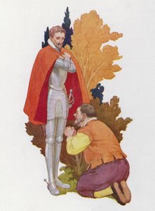 Illustrazione per Don Chisciotte (litografia a colori)