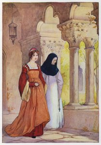 Illustrazione per Don Chisciotte (litografia a colori) da Harry George Theaker