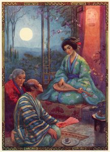 Principessa Splendore del Bambù Piumato (litografia a colori) da Harry George Theaker