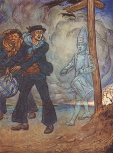 Il tamburino morto, una leggenda della piana di Salisbury (litografia a colori) da Harry George Theaker