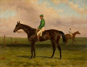 Galopin con fantino (c.1875) da Harry Hall
