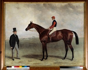Il cavallo da corsa Gladiator nel 1865 da Harry Hall