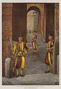 Le guardie svizzere del Papa in Vaticano