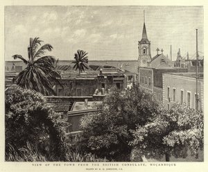 Vista della città dal Consolato Britannico, Mozambico
