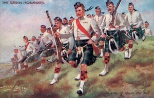 The Gordon Highlanders, Scendendo giù per la collina