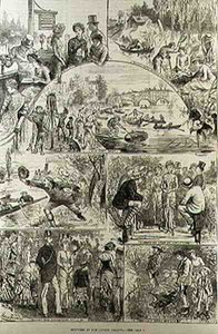 Schizzi alla regata di Henley, da The Illustrated London News, 7 febbraio 1881 da Harry after Furniss