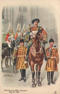 Proclamazione di Re Giorgio V da Harry and Arthur Charles Payne