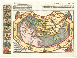 Mappa del mondo del 1493 di Hartmann Schedel