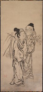 Una coppia, fine 1500 da Hasegawa Soen