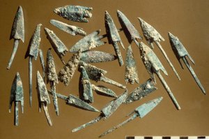 Punte di freccia trovate nella Cittadella di Gerusalemme