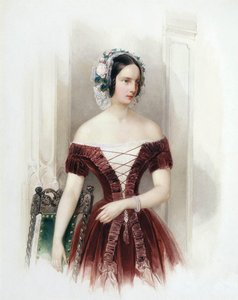 Granduchessa Alexandra Nikolaevna di Russia, c. 1840 da Hau