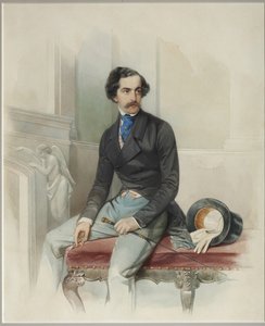 Ritratto di Alexey Arkadyevich Stolypin Mongo 1816-1858, 1845