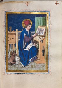 Libro dei Vangeli con Ritratti degli Evangelisti: San Luca