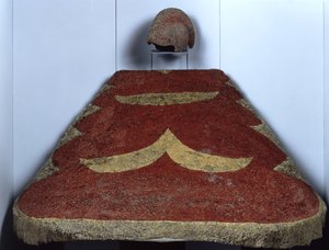 Mantello e cappello di piume
