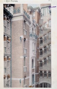 Veduta del Castel Beranger (1897-1898), edificio manifestato dall