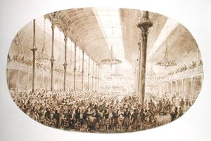 Un banchetto, c.1865 da Hector Horeau