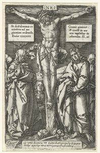 Cristo sulla croce da Heinrich Aldegrever