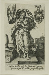 Compassione, dalle Virtù da Heinrich Aldegrever