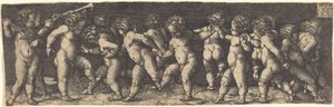Bambini che ballano da Heinrich Aldegrever