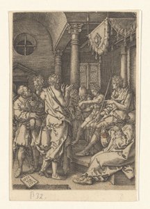 Daniele ascolta gli anziani (Storia di Susanna) da Heinrich Aldegrever