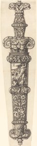 Progetto per un fodero di pugnale con Caino e Abele, 1539 da Heinrich Aldegrever