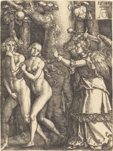 Espulsione dal Paradiso da Heinrich Aldegrever