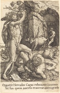 Ercole uccide Caco da Heinrich Aldegrever