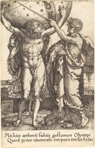 Ercole e Atlante da Heinrich Aldegrever